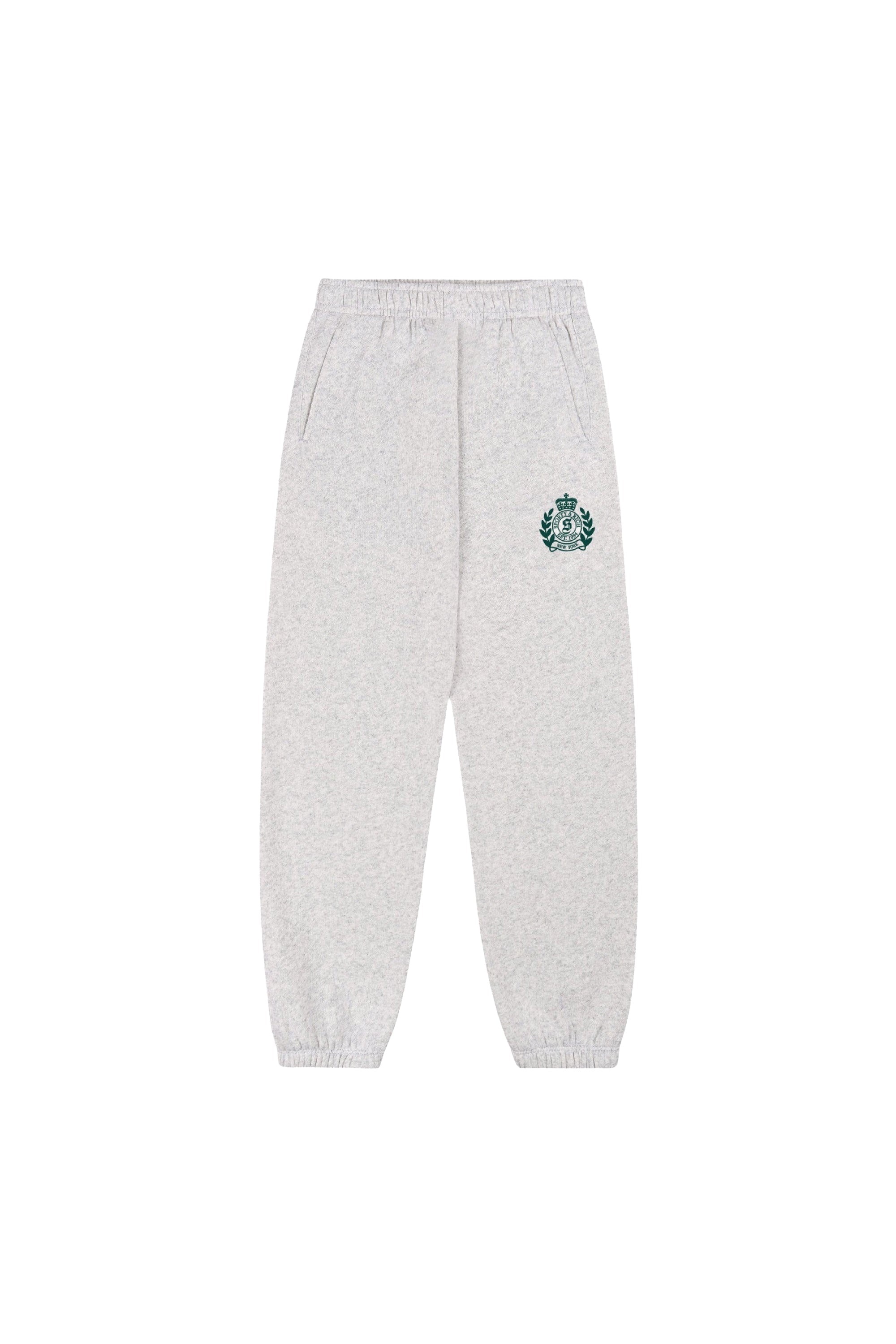 Pantalon de survêtement H&W Crest imprimé - Heather Gray