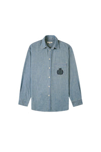 Chemise H&W Crest en denim - Chambray