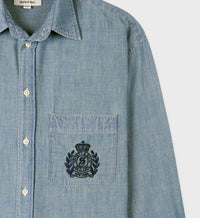 Chemise H&W Crest en denim - Chambray