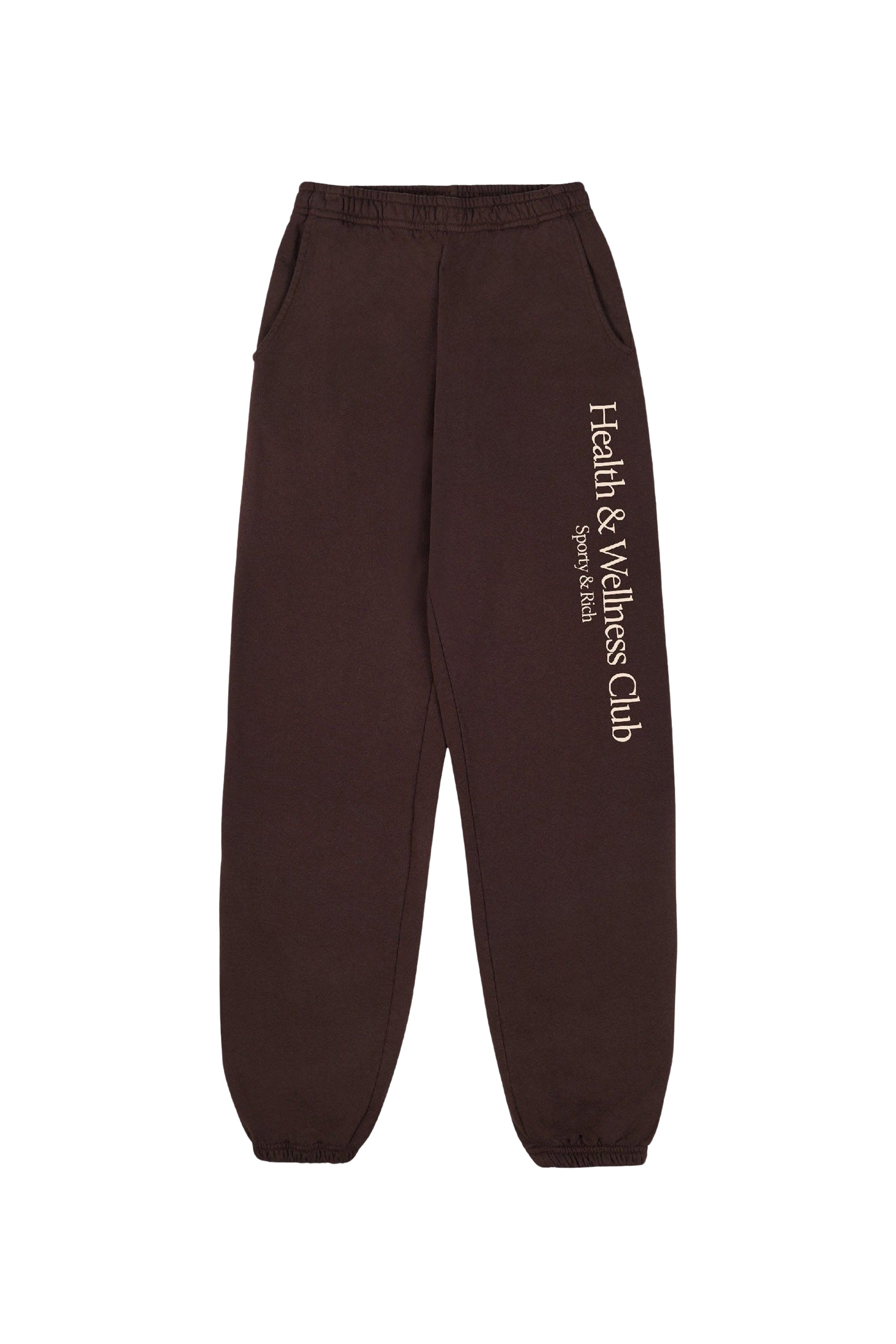 Pantalon de survêtement H&W Crest imprimé - Chocolate