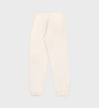 H&W Crest printed sweatpants - Cream