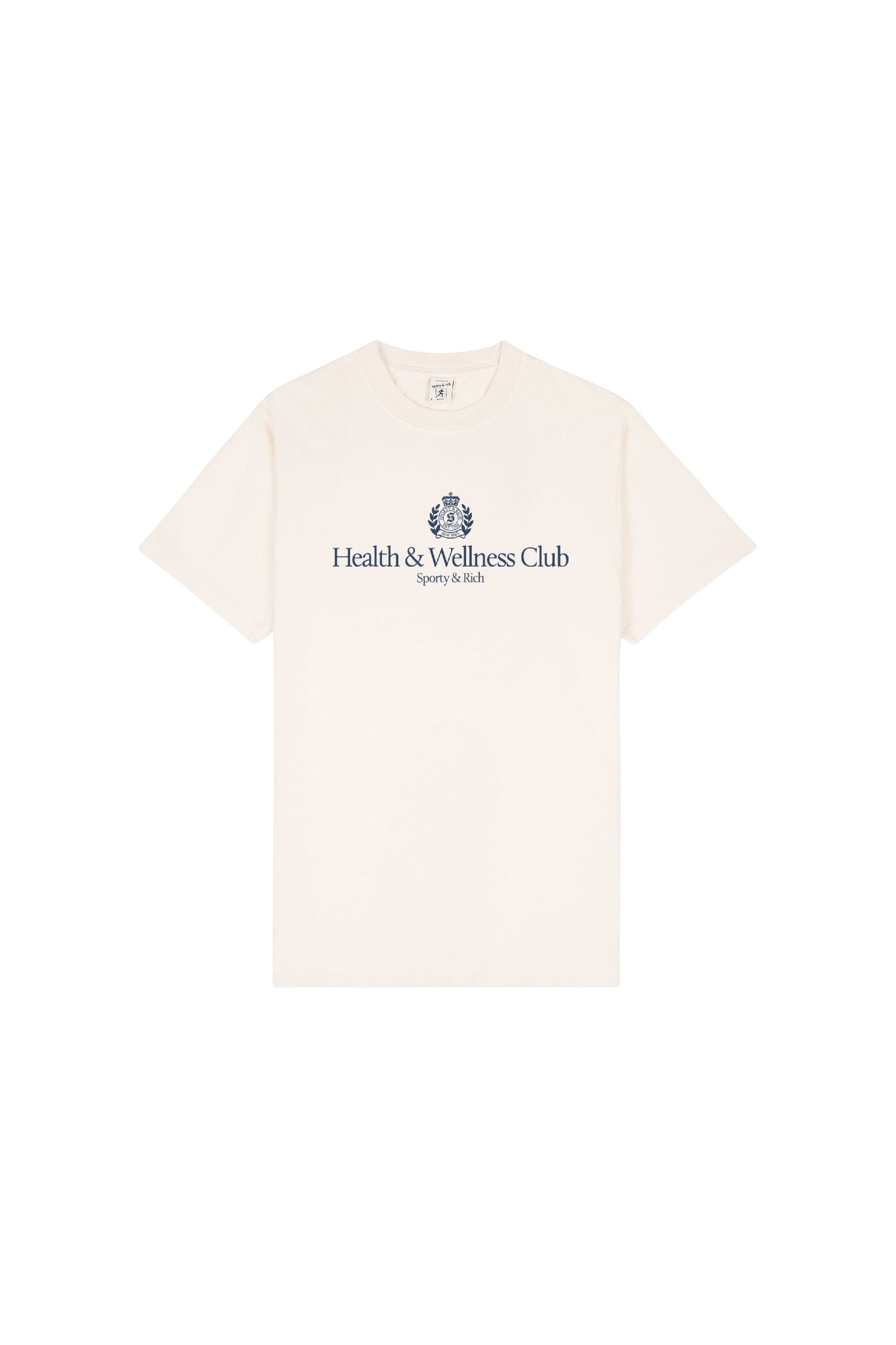 H&W Crest print T-shirt - Cream