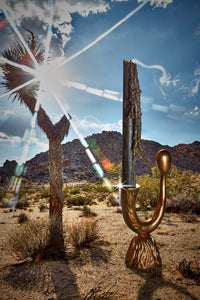 Bougeoir Haas Horn en laiton - Gold