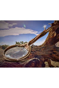 Haas Optipus brass magnifier - Gold