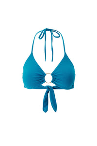 Hamburg triangle bikini top - Teal