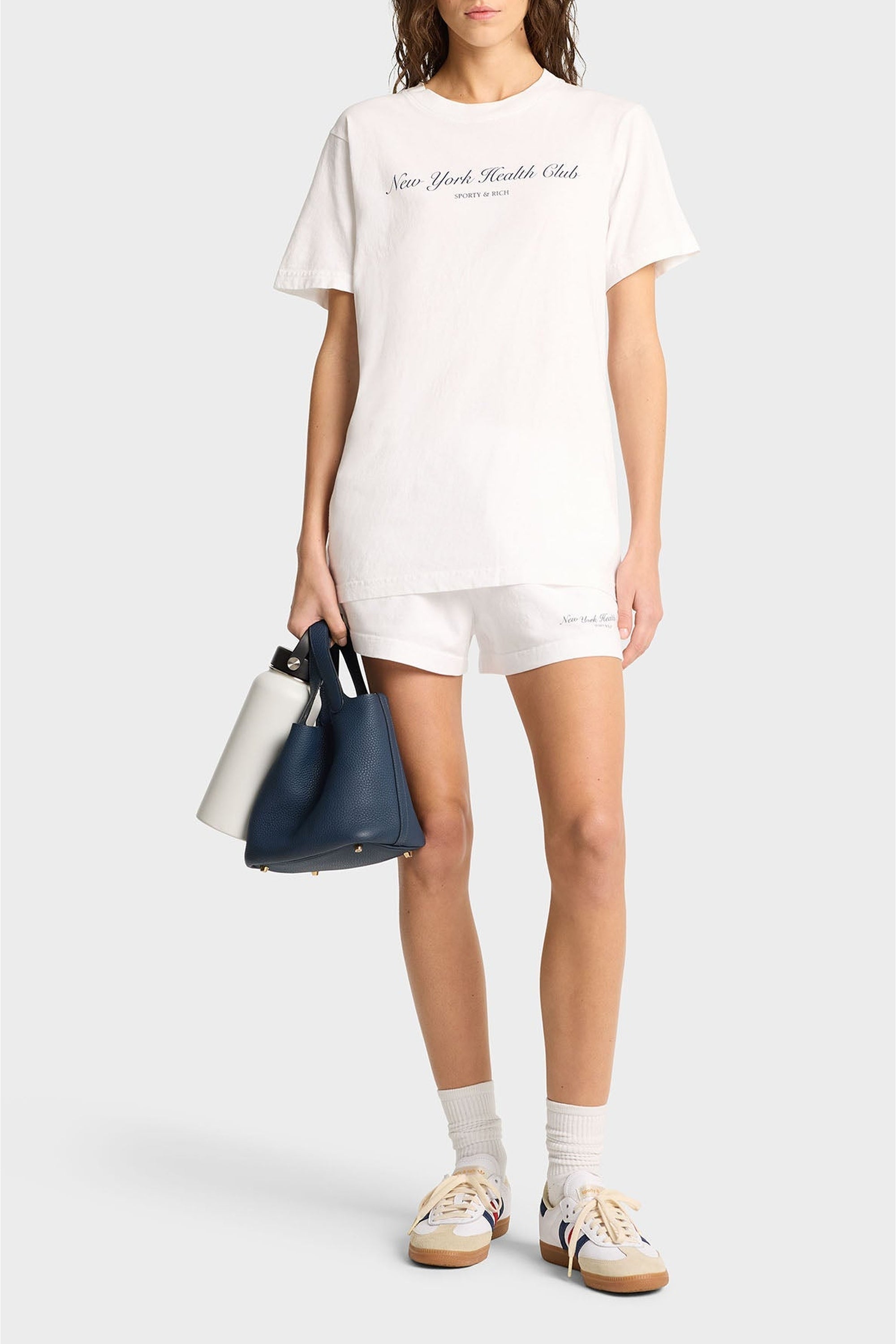 T-shirt NY Health Club à impression - White