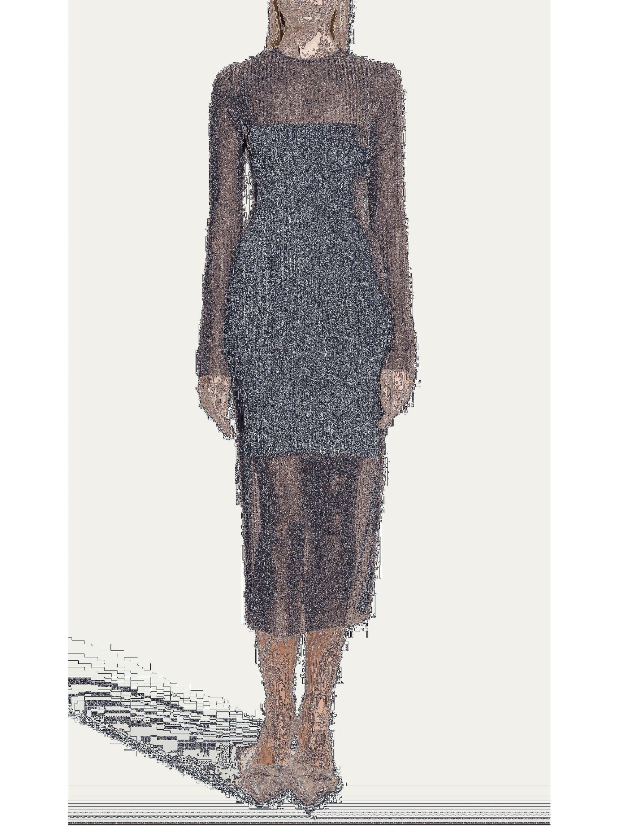 LONG TULLE DRESS