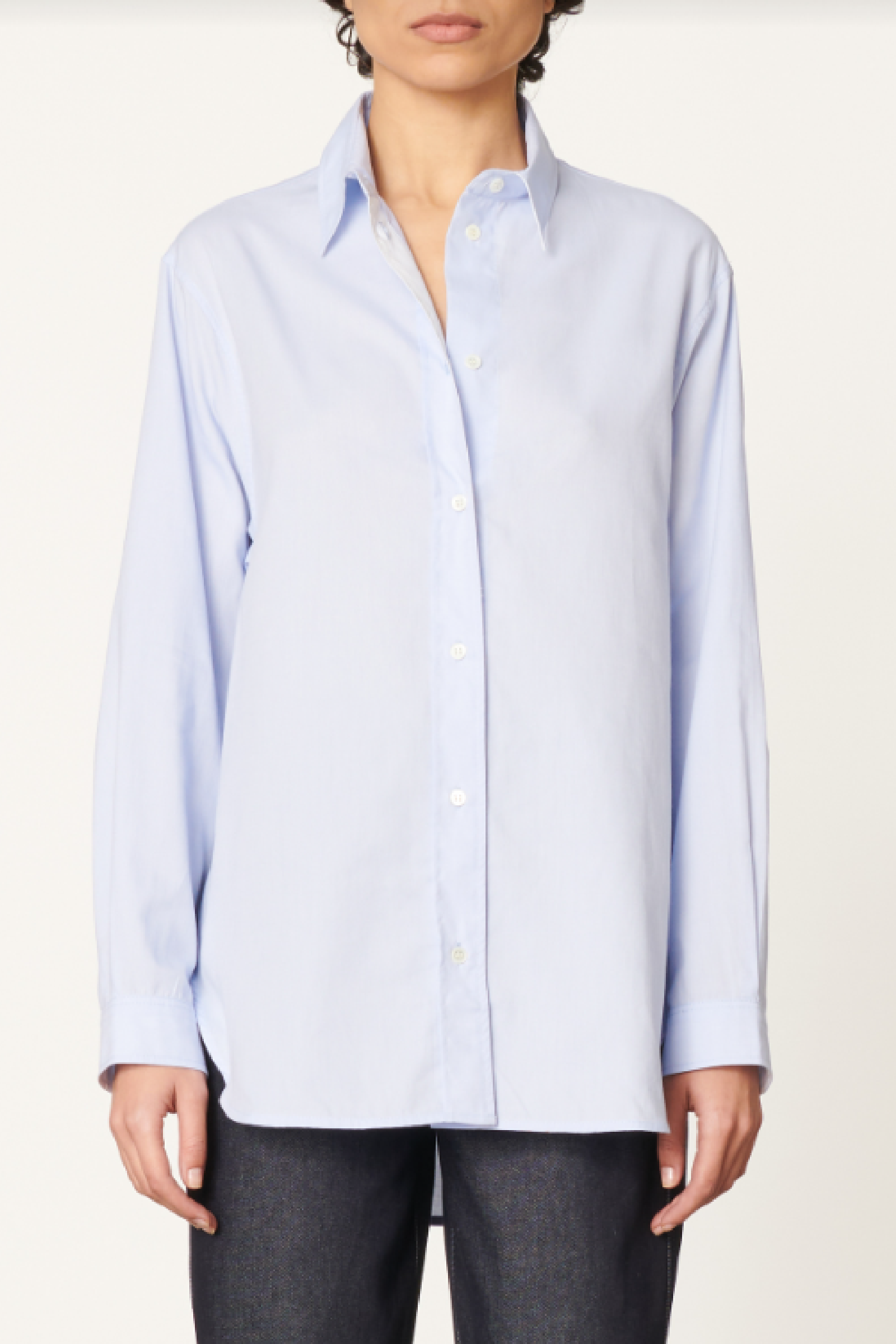 Chemise oversize Hélianne - Ciel