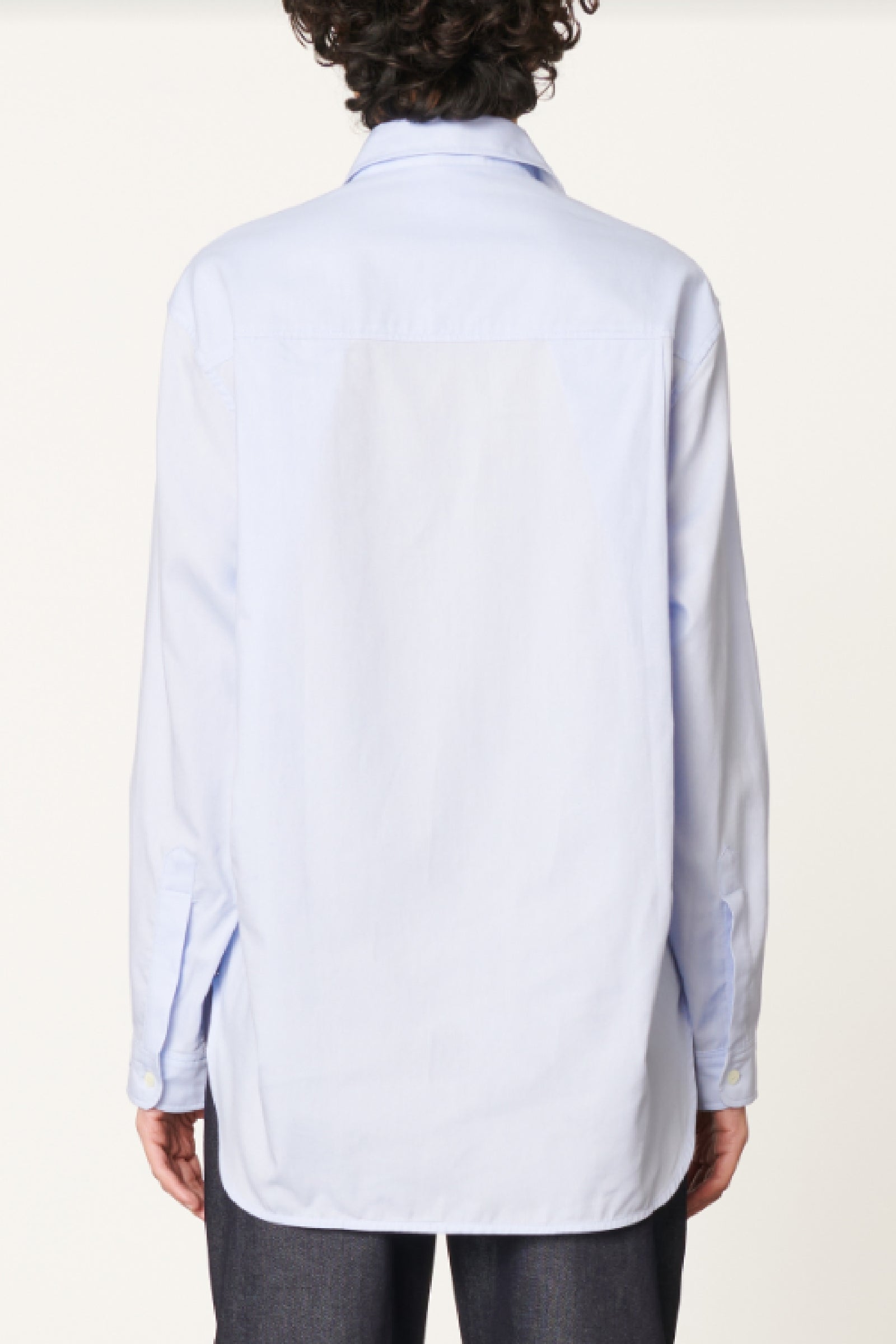 Hélianne oversized shirt - Sky blue