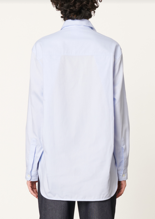 Chemise oversize Hélianne - Ciel