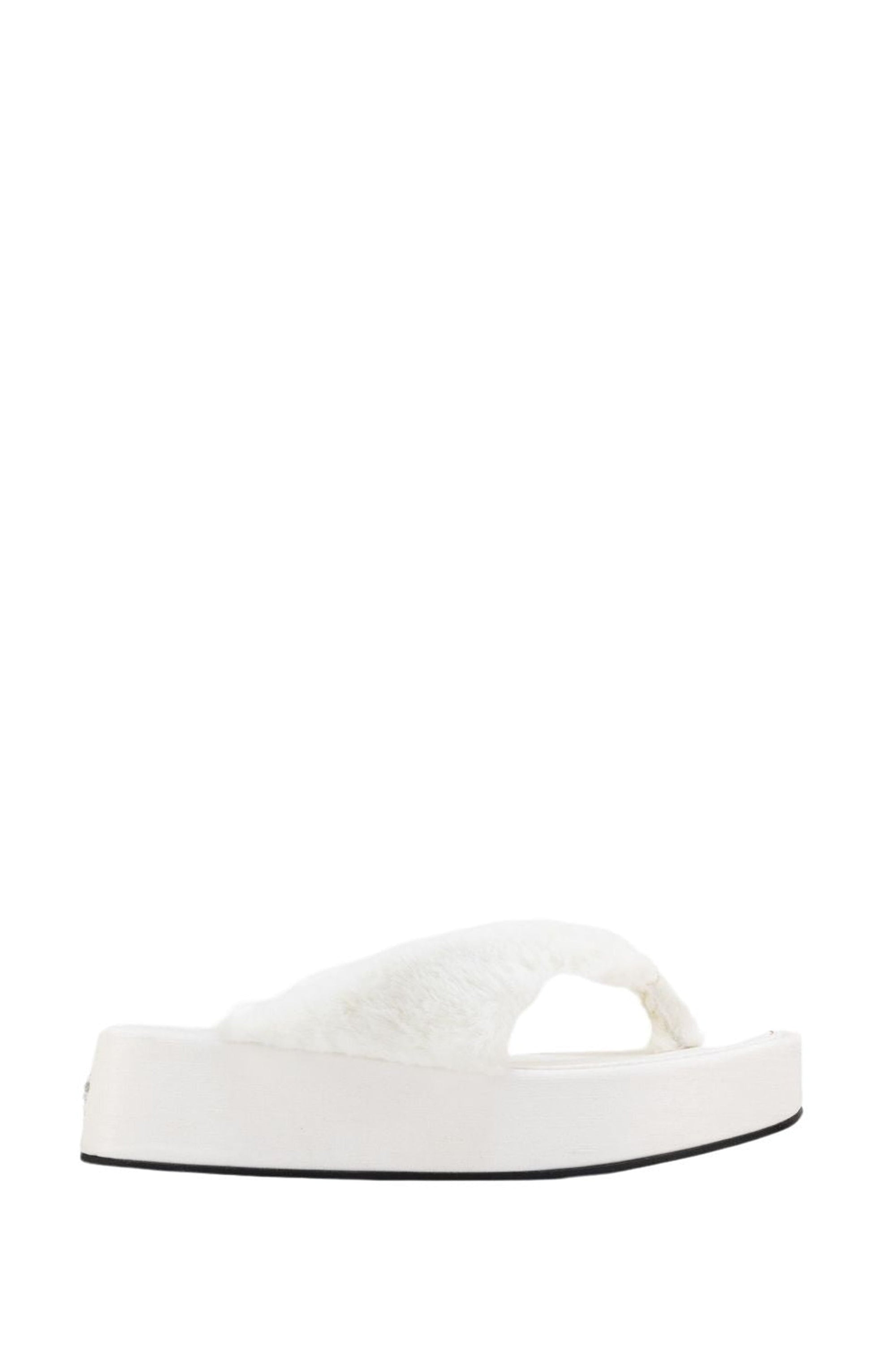 Tongues plateformes Bulla Hera 50 - Blanc