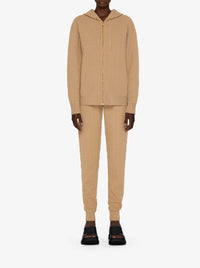 Jogging slim en cachemire - Beige Camel