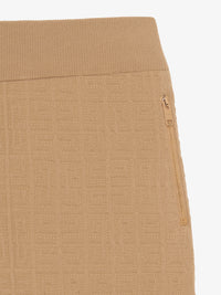 Jogging slim en cachemire - Beige Camel