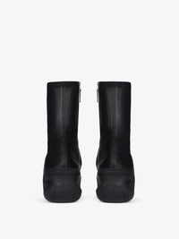 Bottines compensées G Clog en cuir - Noir