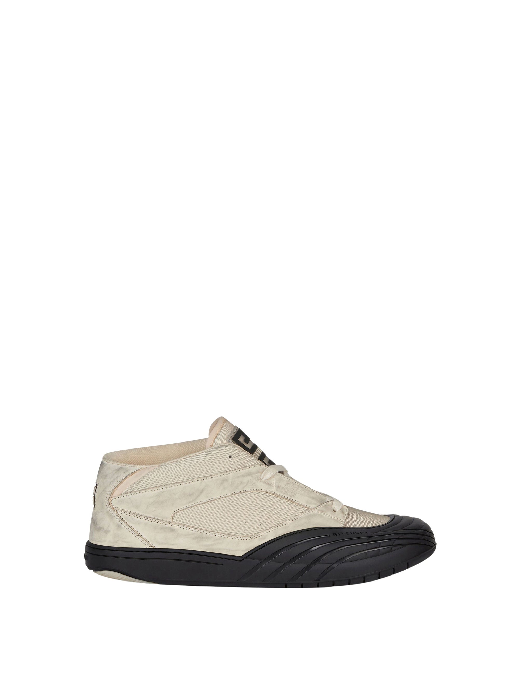 Baskets de skate en cuir - White