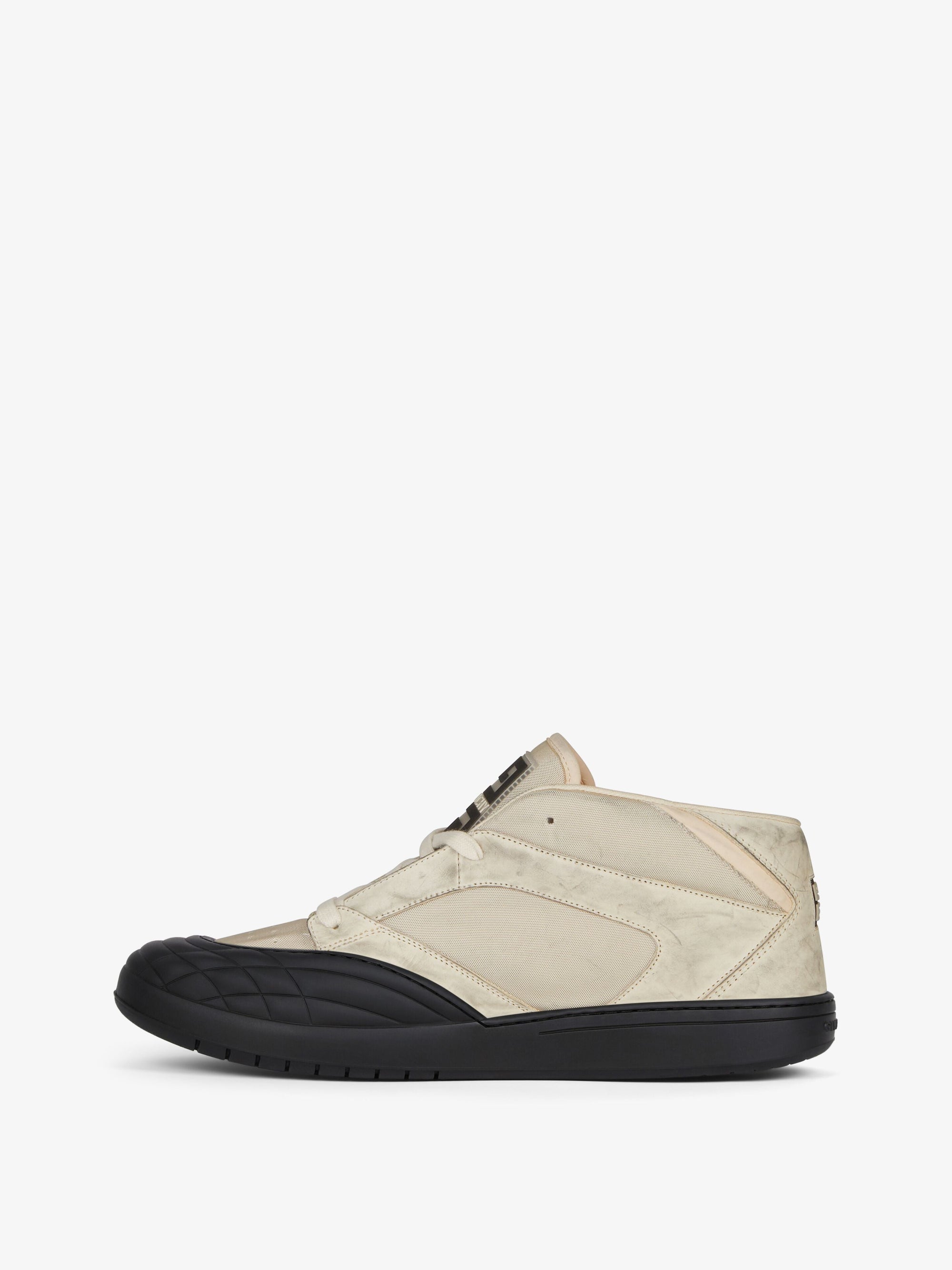Baskets de skate en cuir - White