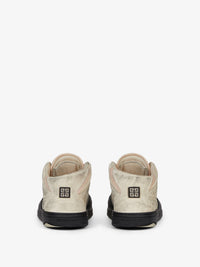 Baskets de skate en cuir - White