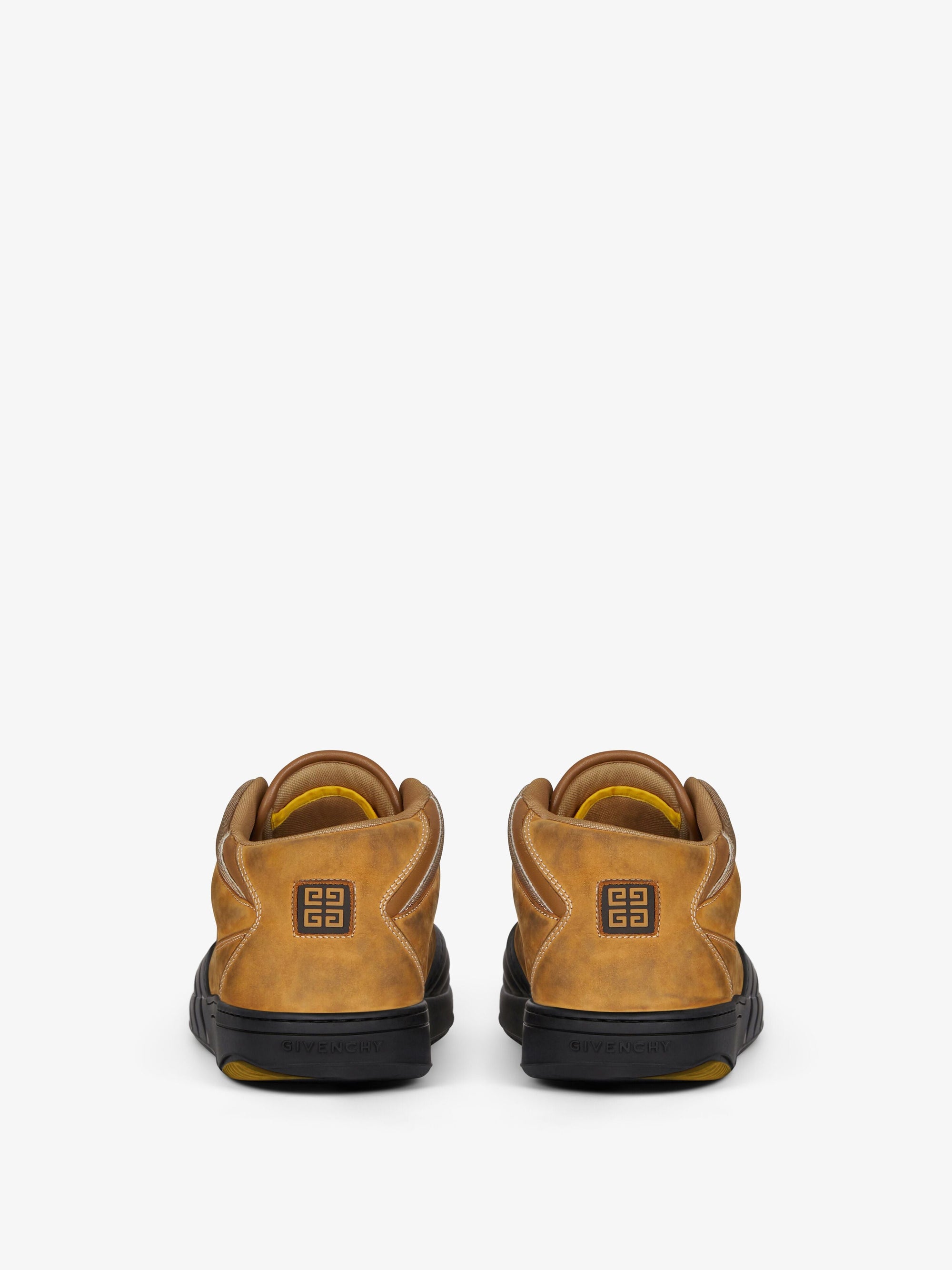 Baskets de skate en cuir - Beige