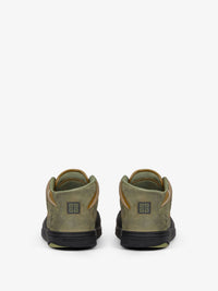 Baskets de skate en cuir - Olive Green