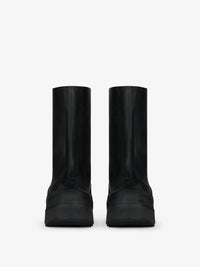 High rain boots - Black