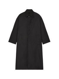 Trenchcoat technique à doublure amovible - Noir