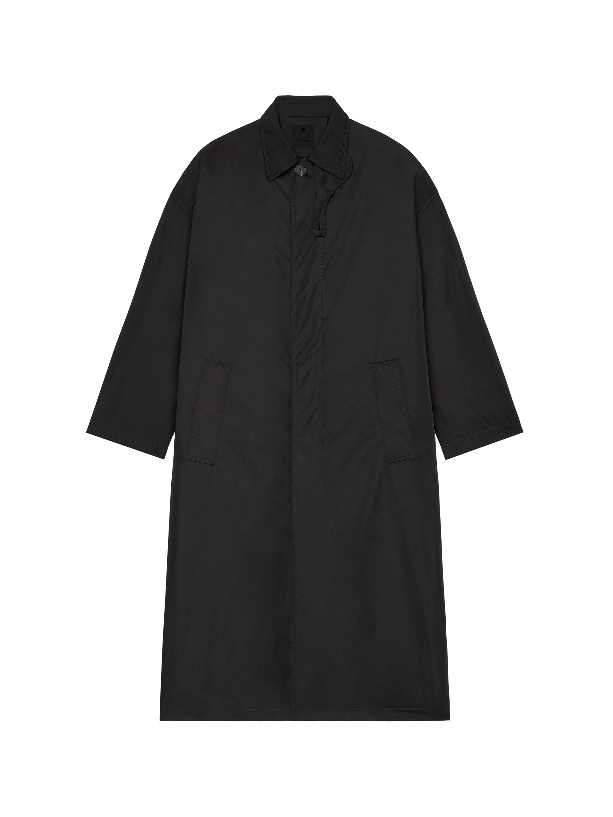 Trenchcoat technique à doublure amovible - Noir