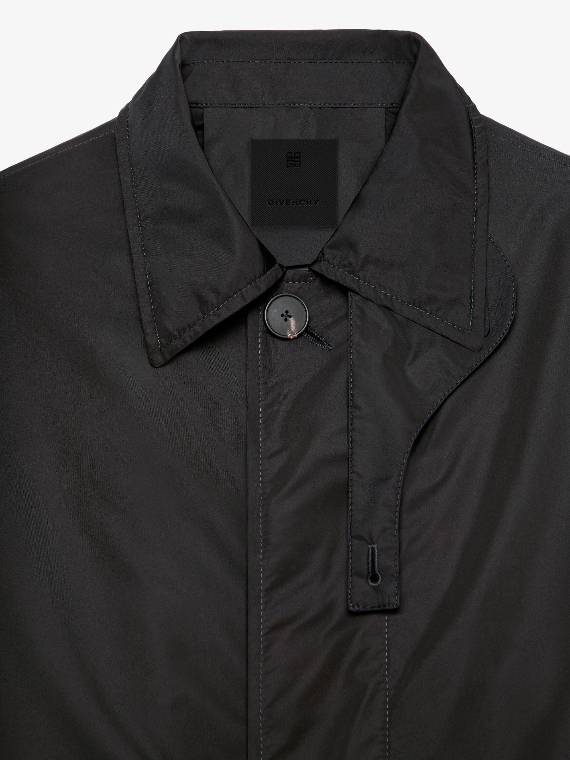Trenchcoat technique à doublure amovible - Noir