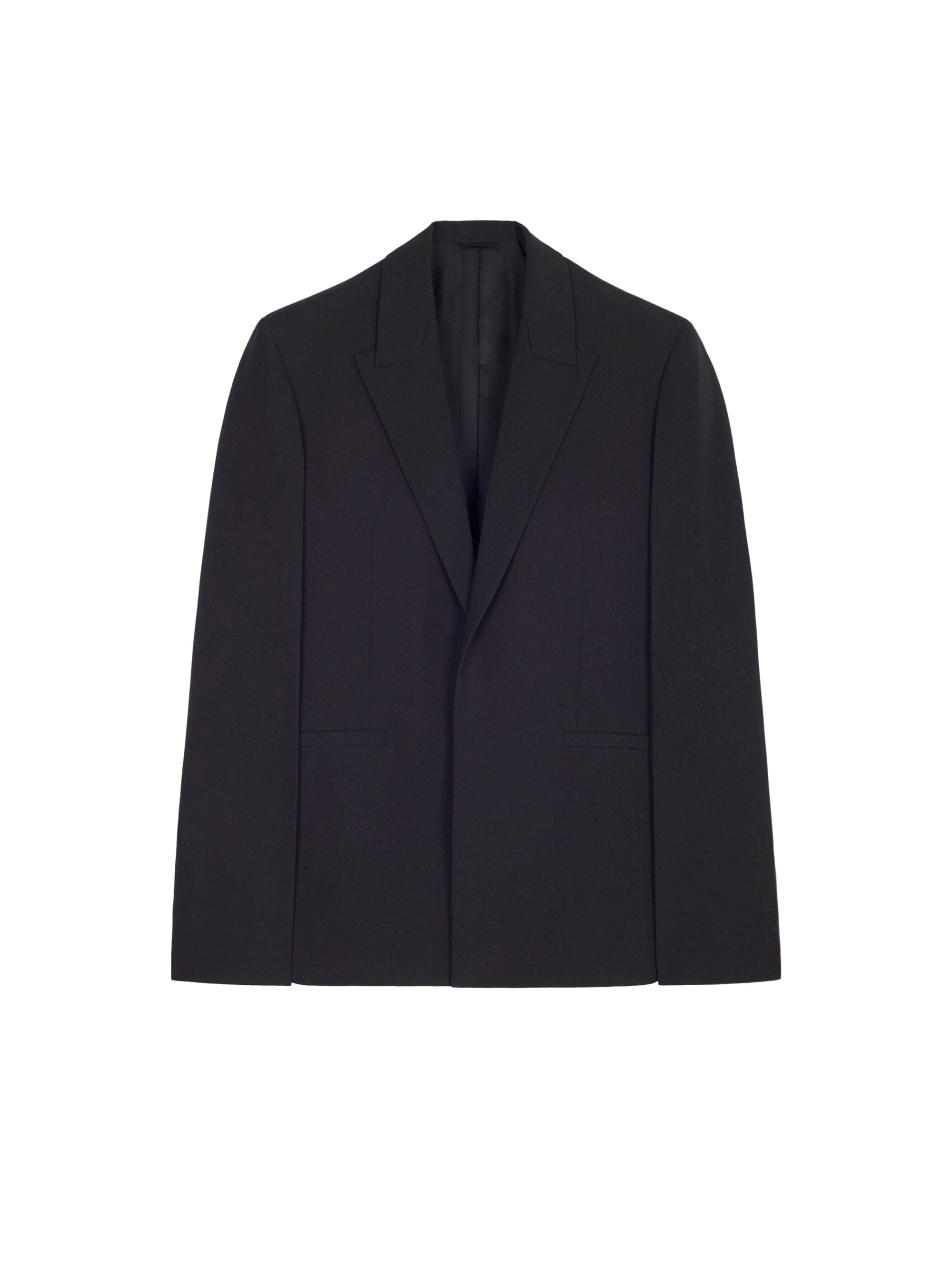 Veste slim en laine - Noir