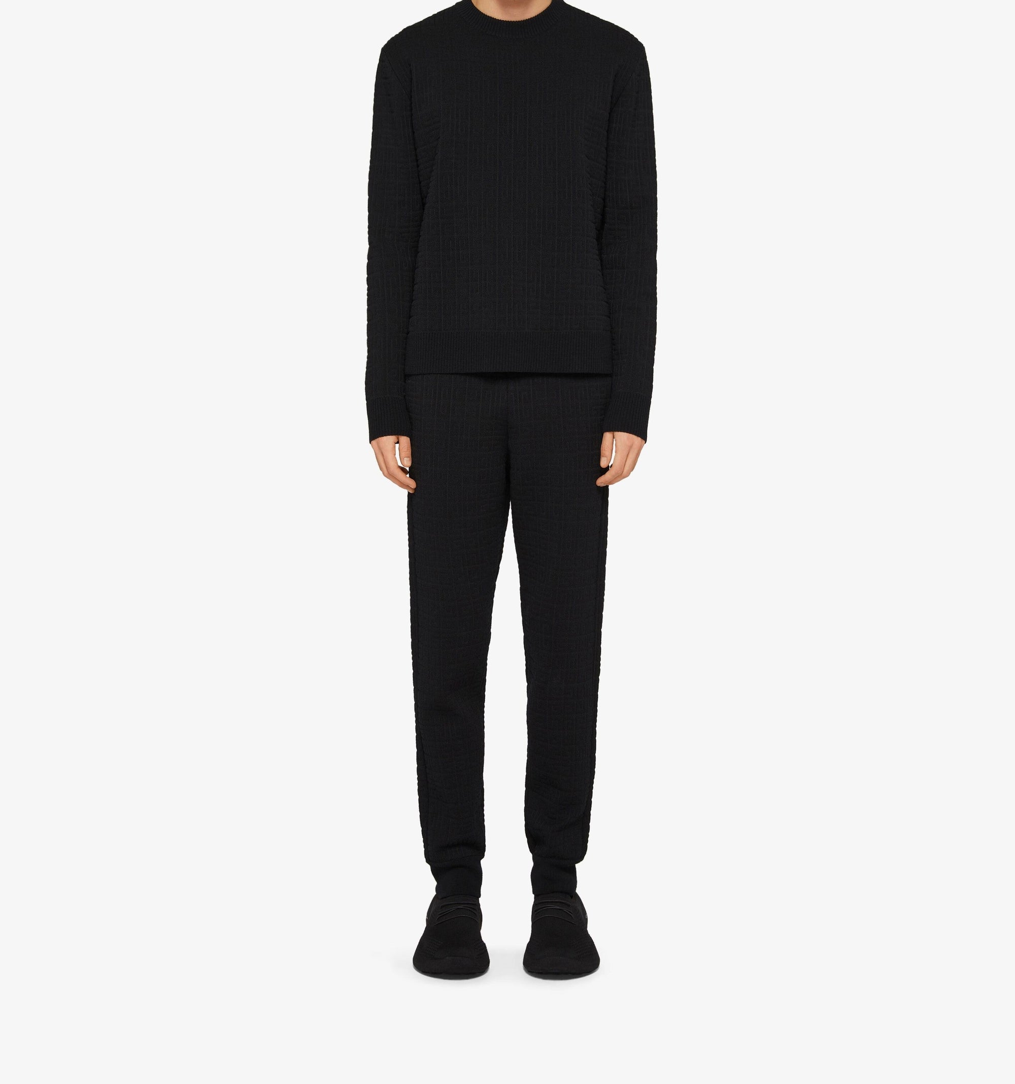 Jogging en laine 4G - Noir