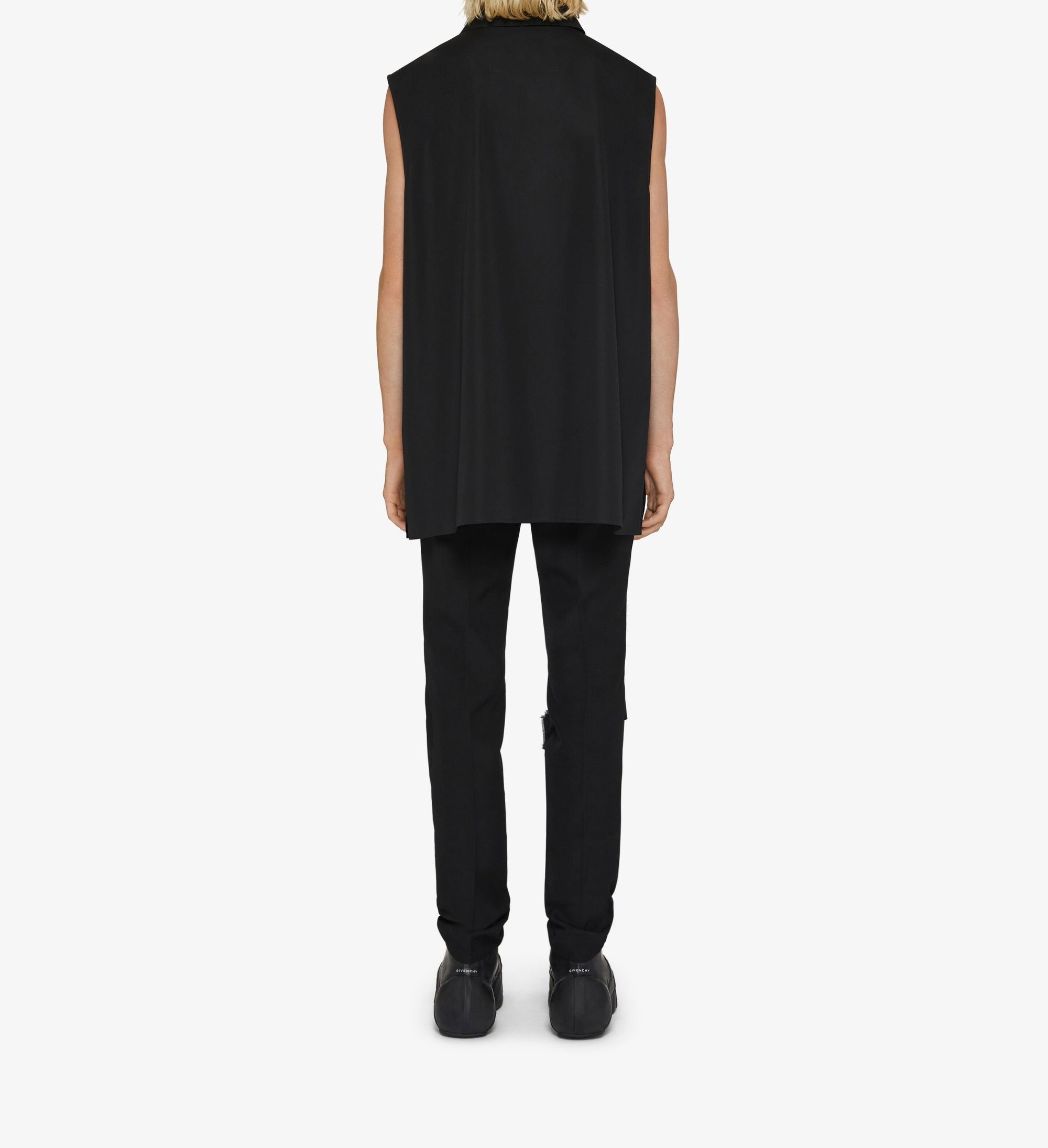 Pantalon slim en laine - Black
