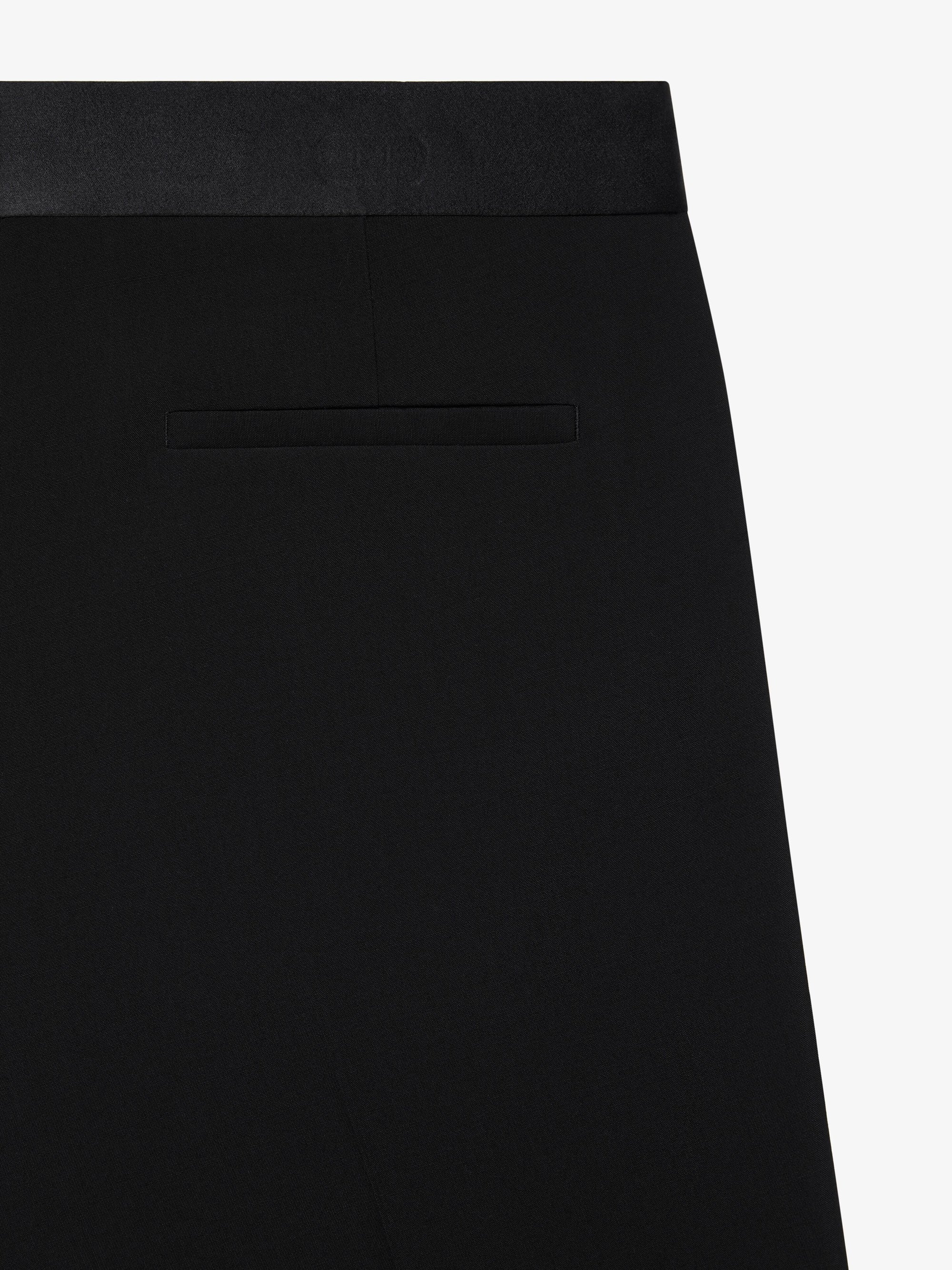 Pantalon slim en laine - Black