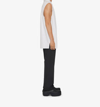Wool Straight Leg Trousers - Grey Mix