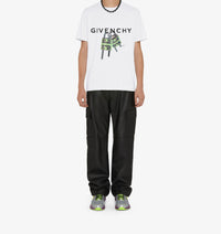 T-shirt slim Givenchy 4G Lock - Blanc