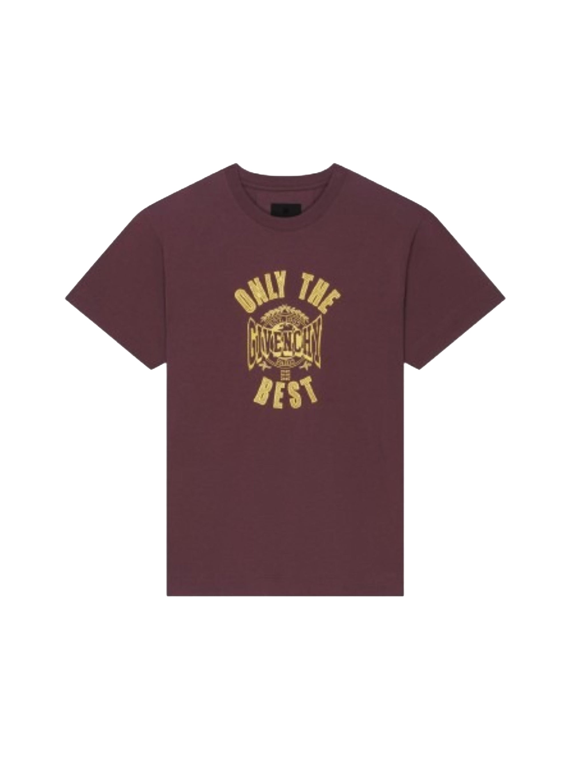 T-shirt slim avec logo Givenchy - Aubergine