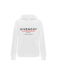 Sweat à capuche avec inscription - White