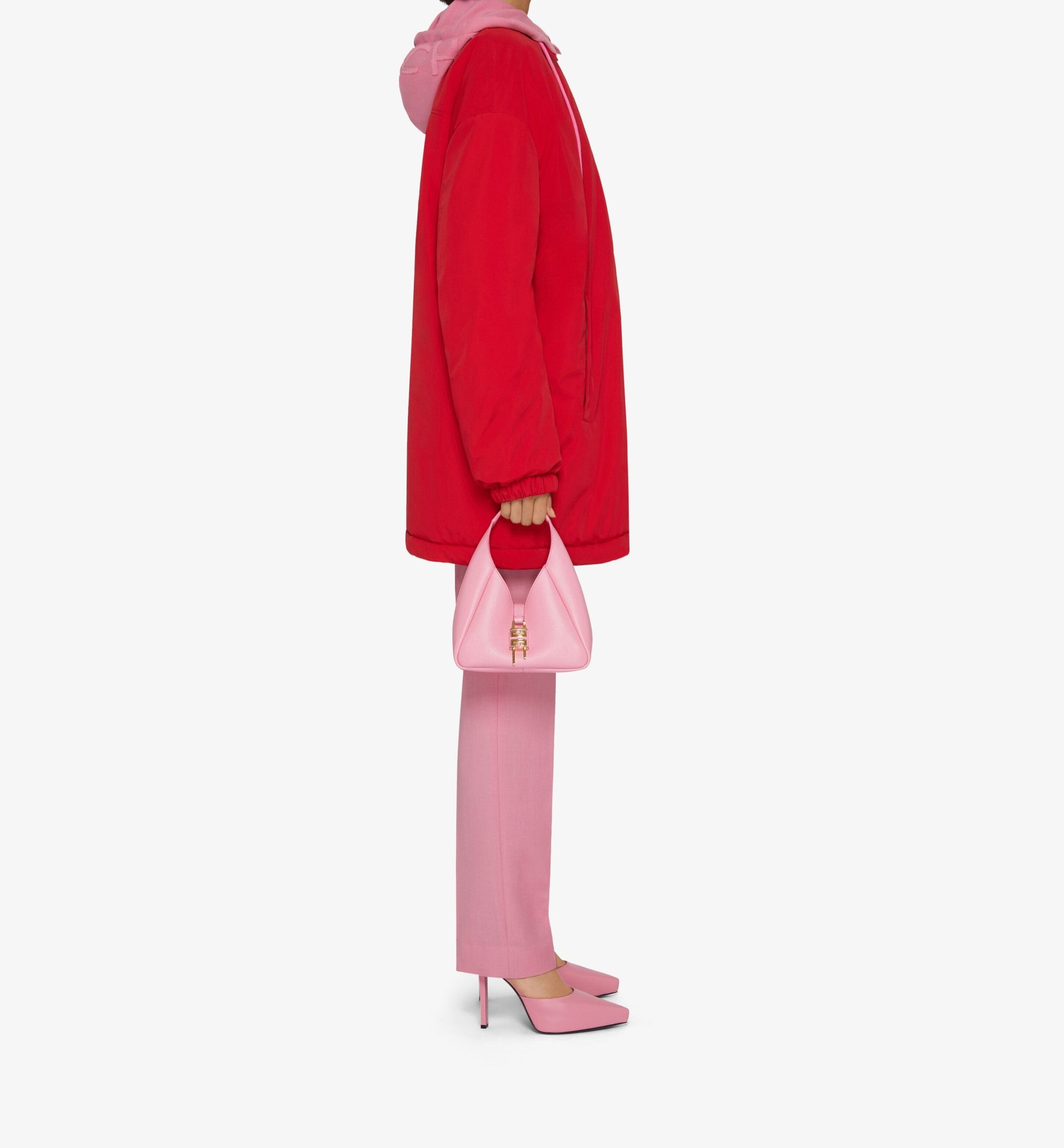 Blouson oversize à capuche - Red