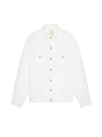 Veste oversize en denim - White
