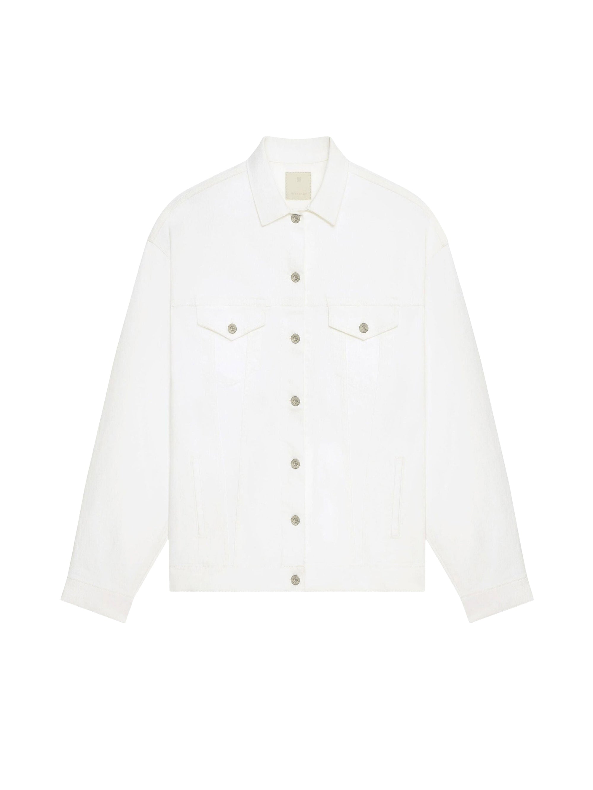 Veste oversize en denim - White