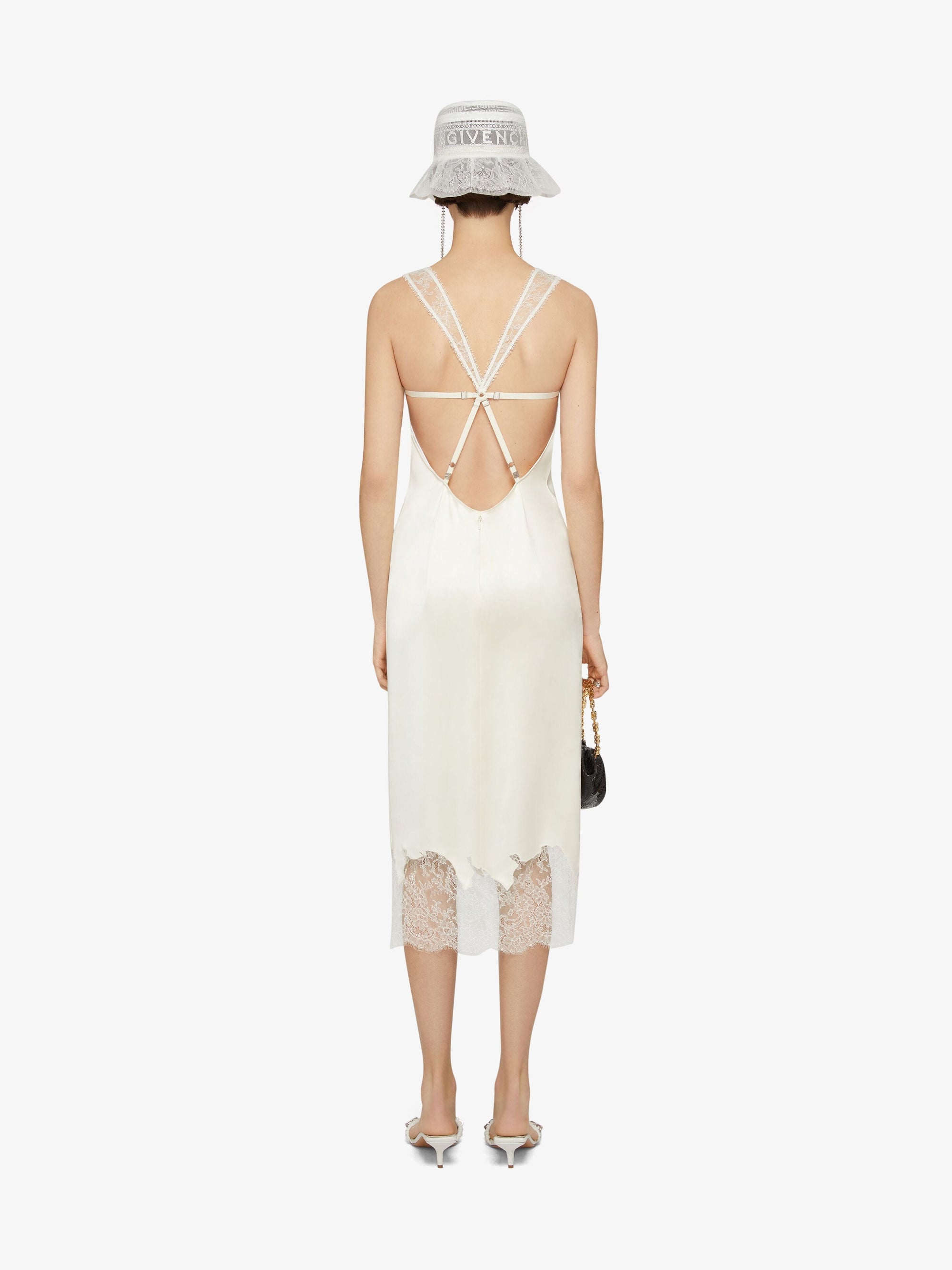 Lace Dress - Bone White