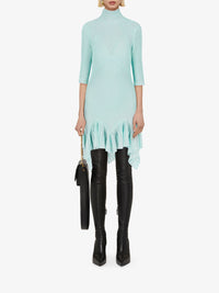 Ruffle dress - Aquamarine