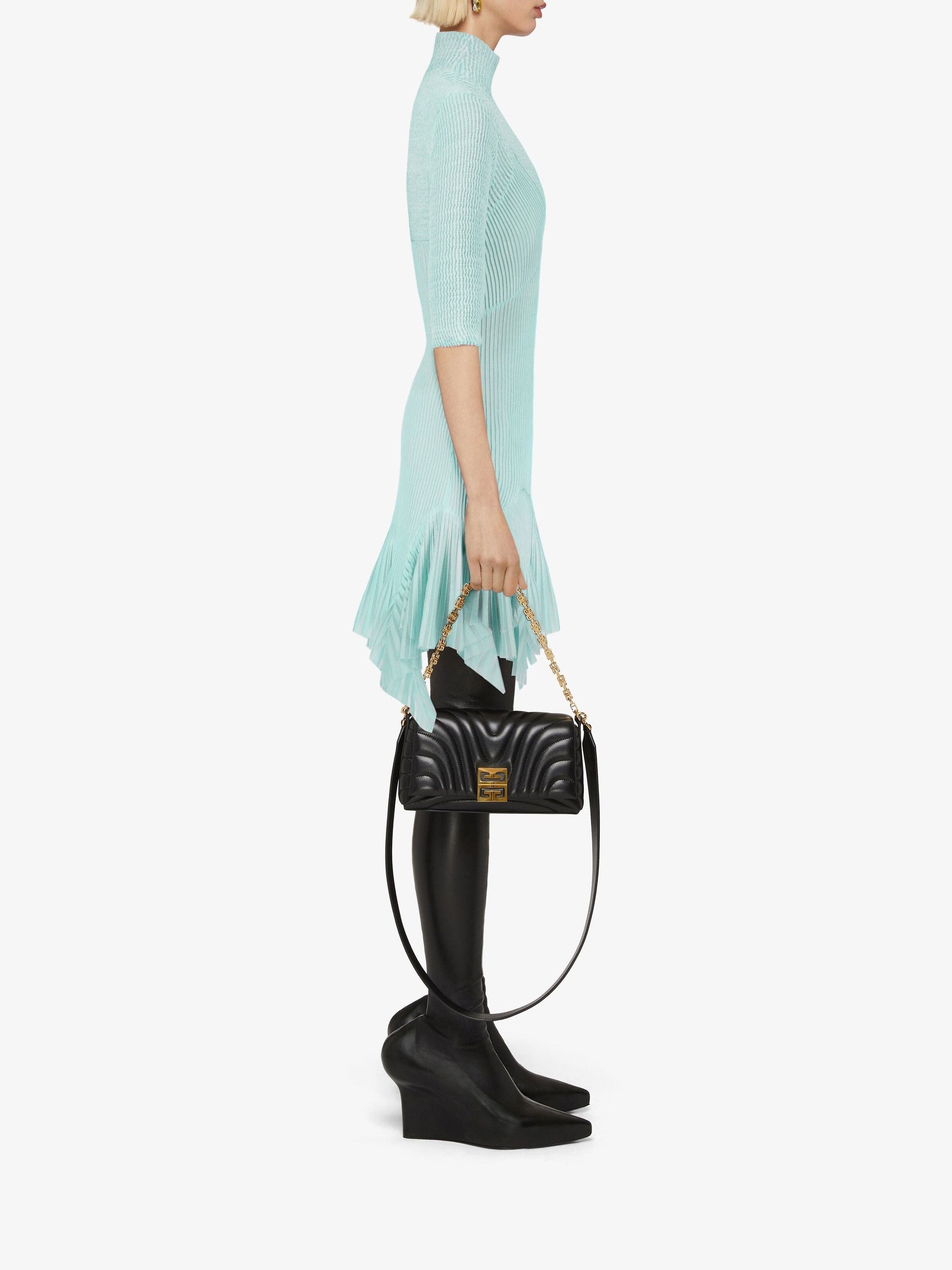 Ruffle dress - Aquamarine