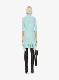 Ruffle dress - Aquamarine