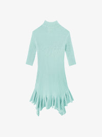 Ruffle dress - Aquamarine