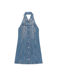 Robe en jean Halter - Medium Blue