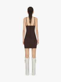 Robe à bretelles avec détail corset - Bronze