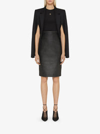 MIDI BIKER SKIRT