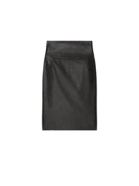 Jupe en cuir - Faded Black