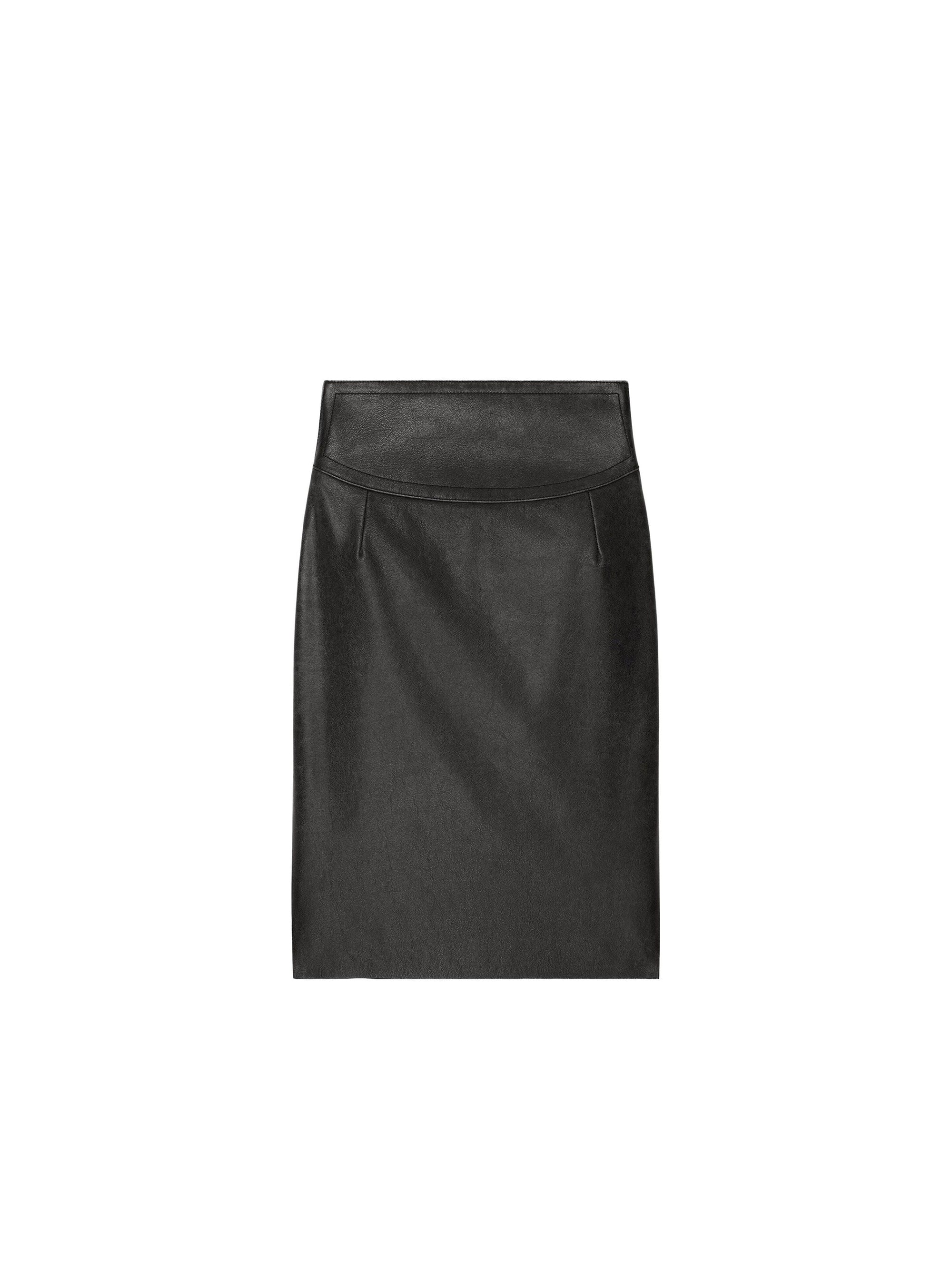 MIDI BIKER SKIRT