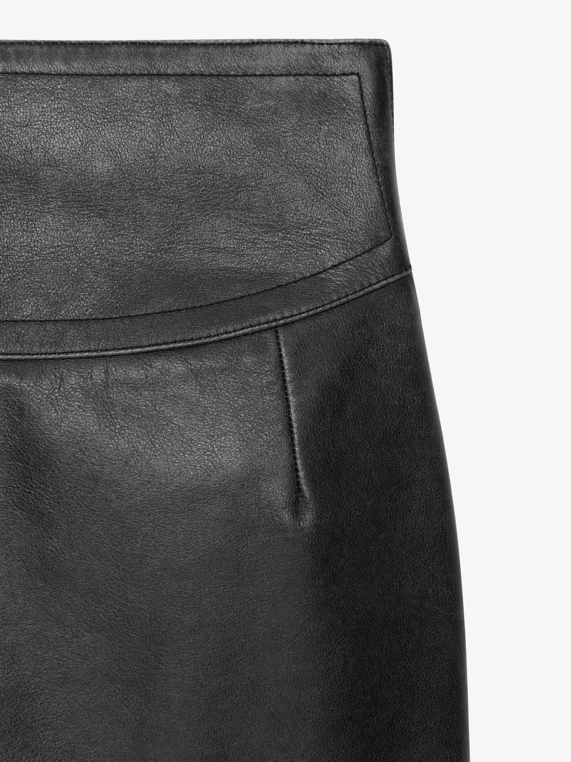 MIDI BIKER SKIRT