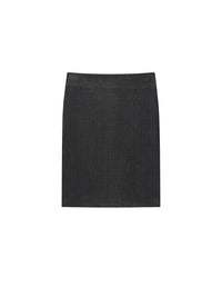 Jupe 4G en cuir - Black